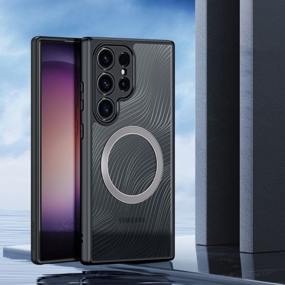 Pokrowiec Dux Ducis Aimo Mag MagSafe czarny Samsung Galaxy S24 Ultra / 2