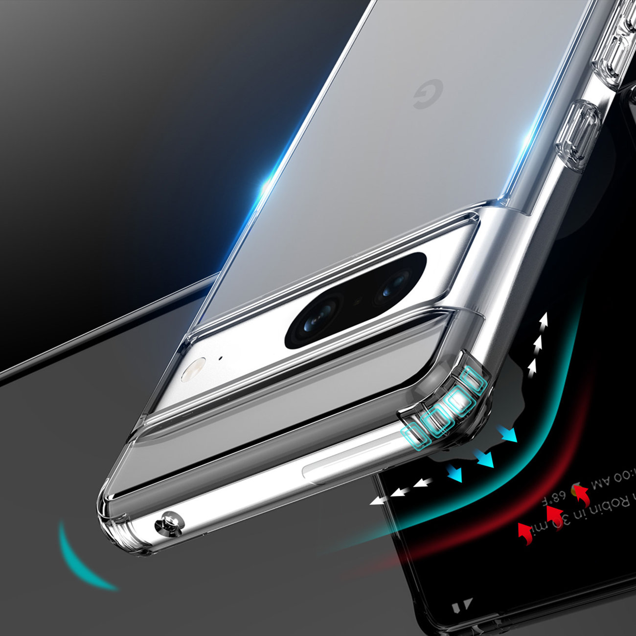 Pokrowiec Dux Ducis Clin prze�roczysty Google Pixel 7 / 4