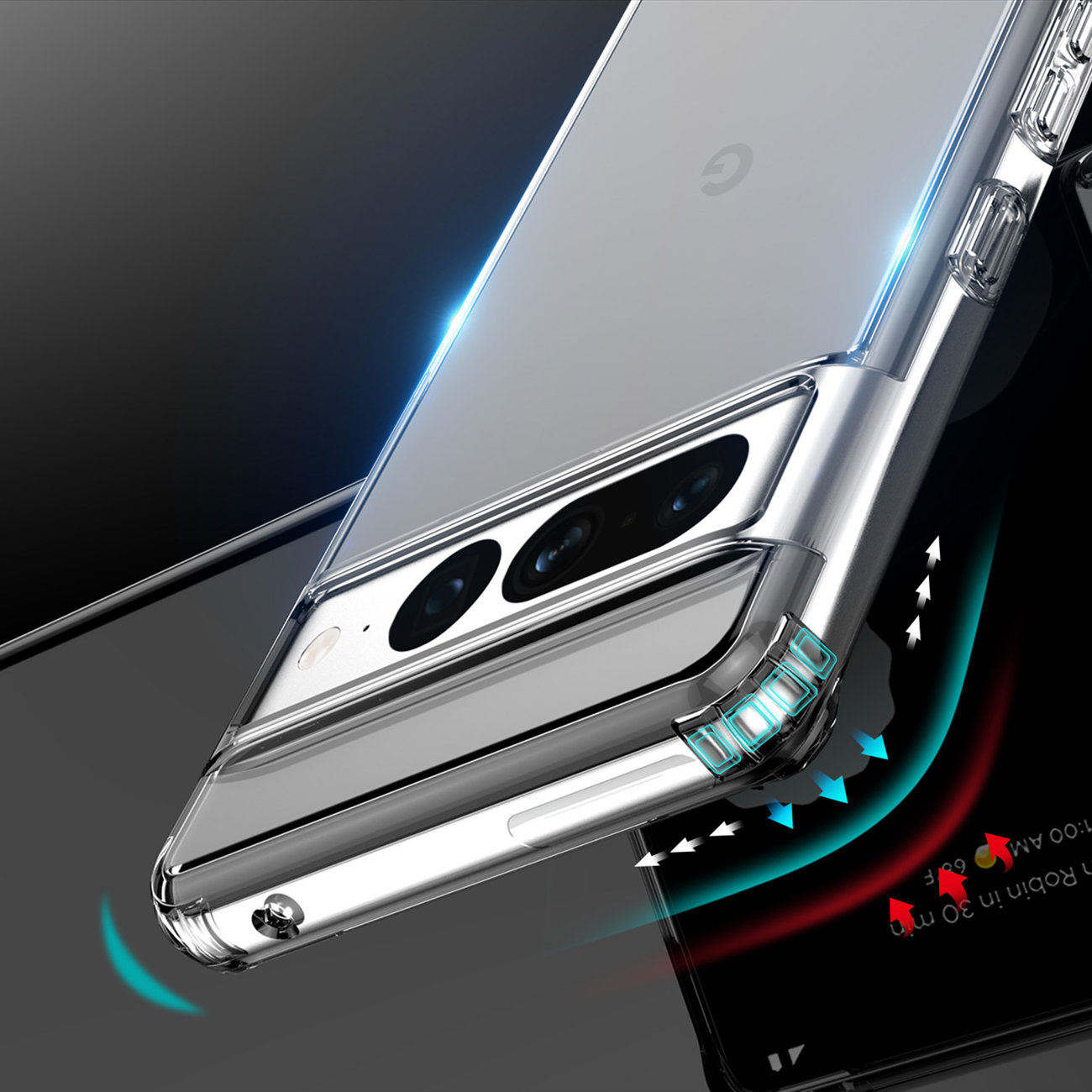 Pokrowiec Dux Ducis Clin prze�roczysty Google Pixel 7 Pro / 4