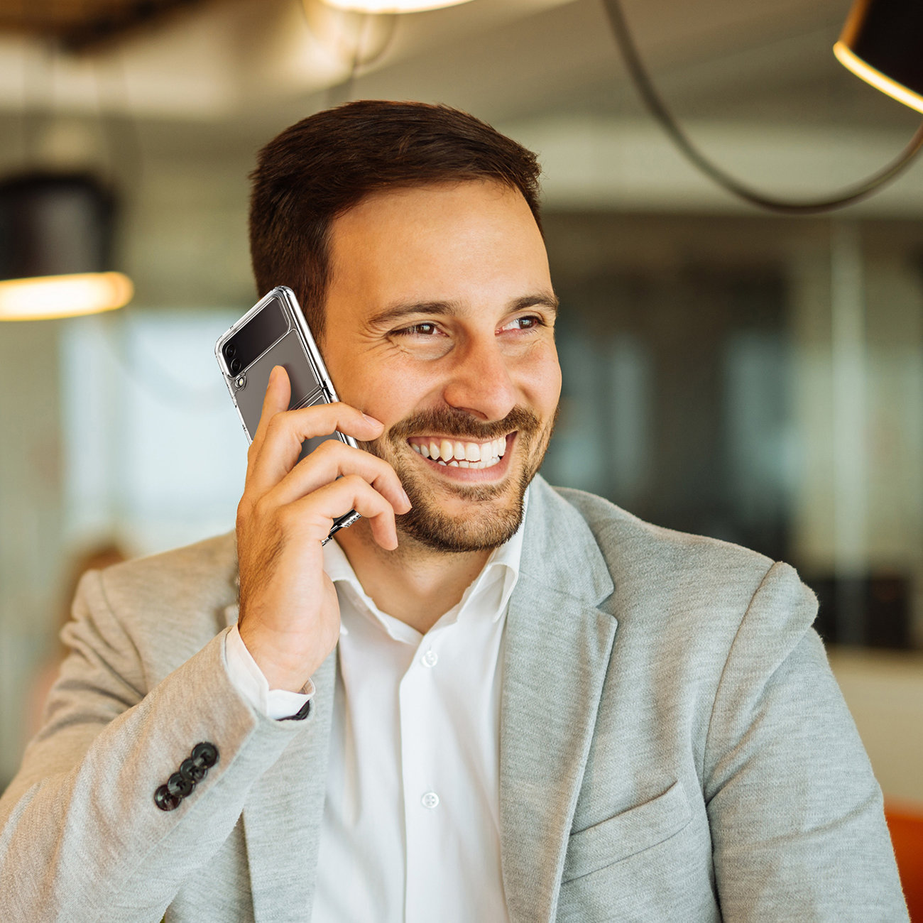 Pokrowiec Dux Ducis Clin prze�roczysty Samsung Galaxy Z Flip 3 / 10