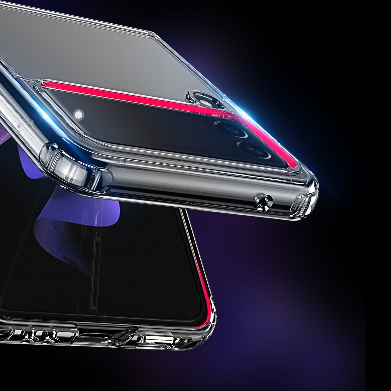 Pokrowiec Dux Ducis Clin prze�roczysty Samsung Galaxy Z Flip 3 / 6