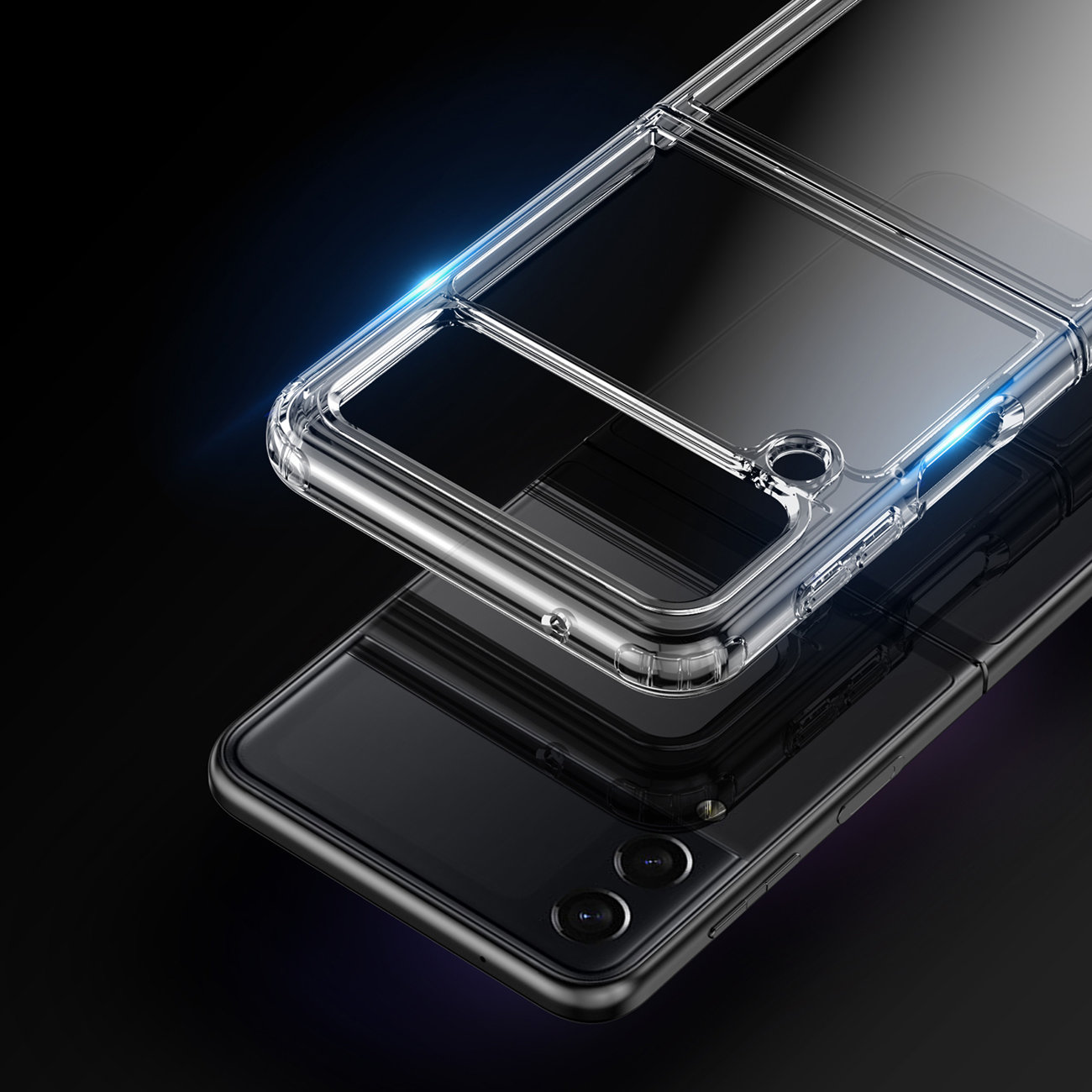 Pokrowiec Dux Ducis Clin prze�roczysty Samsung Galaxy Z Flip 3 / 9