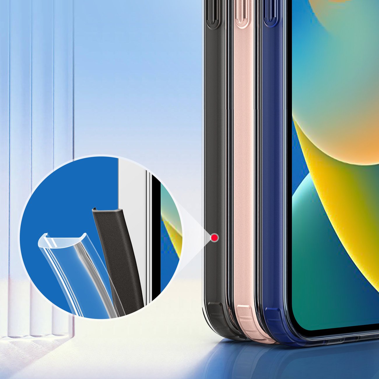 Pokrowiec Dux Ducis Clin2 szary Apple iPhone 14 / 10