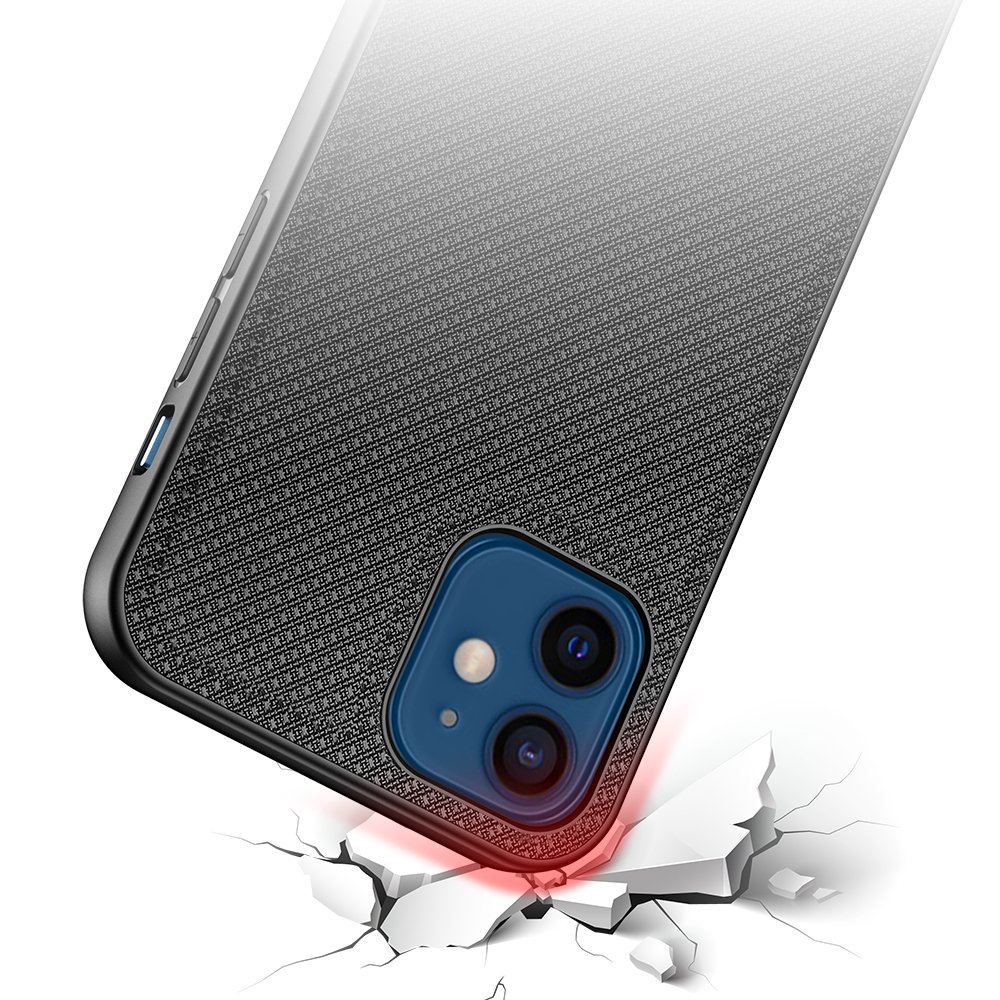 Pokrowiec Dux Ducis Fino czarny Apple iPhone 12 Mini / 4 Pokrowiec Dux Ducis Fino czarny Apple iPhone 12 Mini / 4