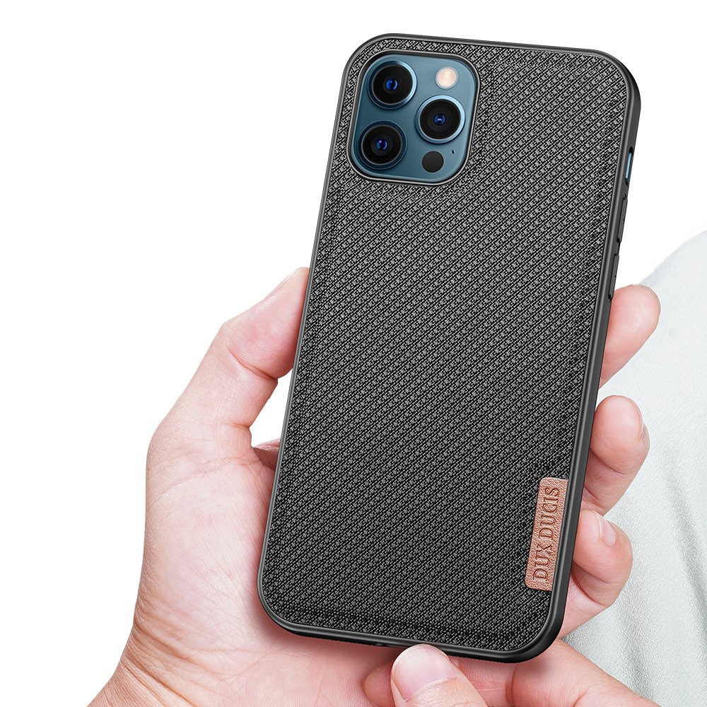 Pokrowiec Dux Ducis Fino czarny Apple iPhone 12 Pro / 6