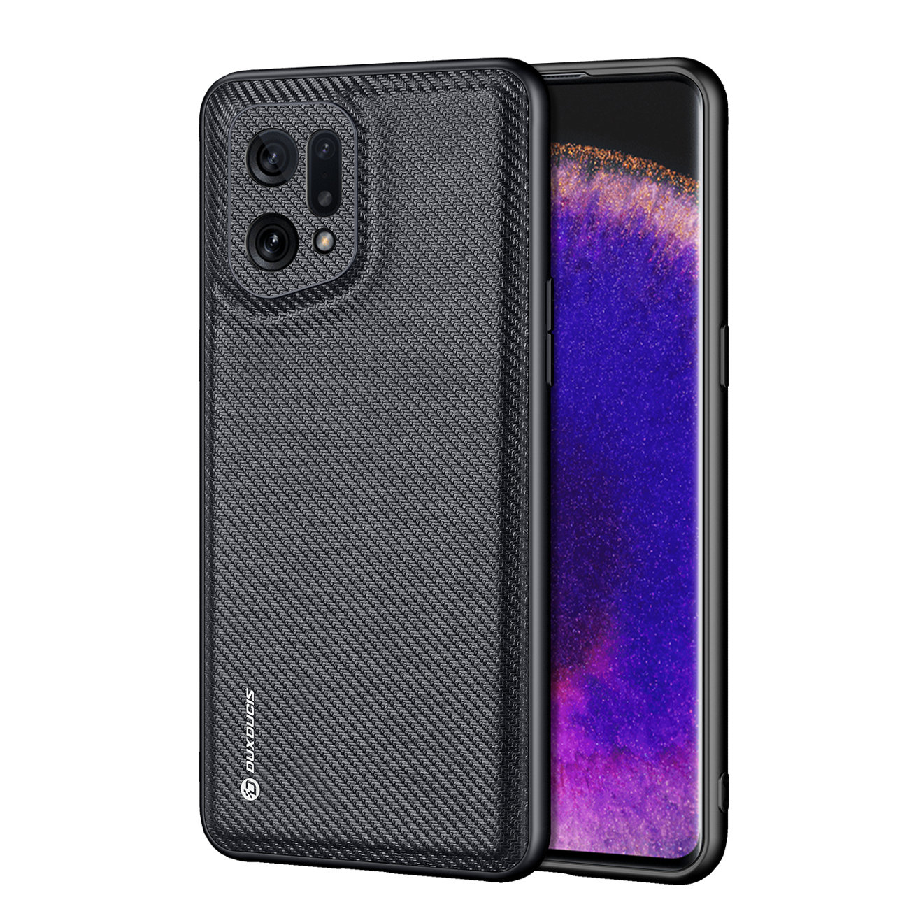 Pokrowiec Dux Ducis Fino czarny Oppo Find X5
