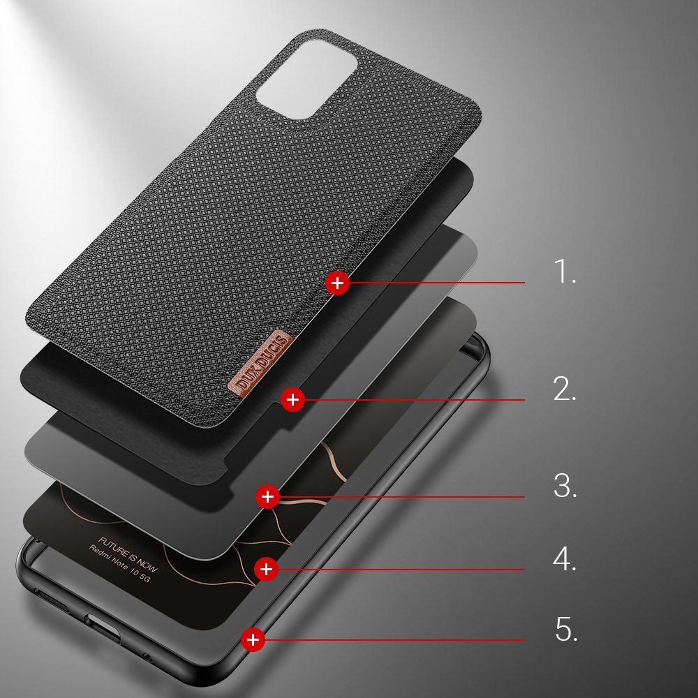 Pokrowiec Dux Ducis Fino czarny Poco M3 Pro / 3 Pokrowiec Dux Ducis Fino czarny Poco M3 Pro / 3