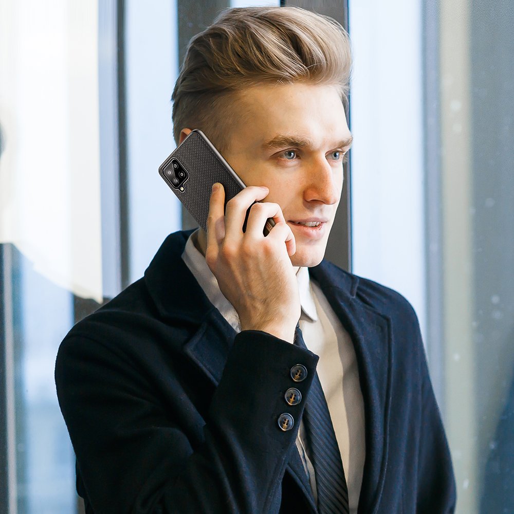 Pokrowiec Dux Ducis Fino czarny Samsung Galaxy A12 / 9 Pokrowiec Dux Ducis Fino czarny Samsung Galaxy A12 / 9