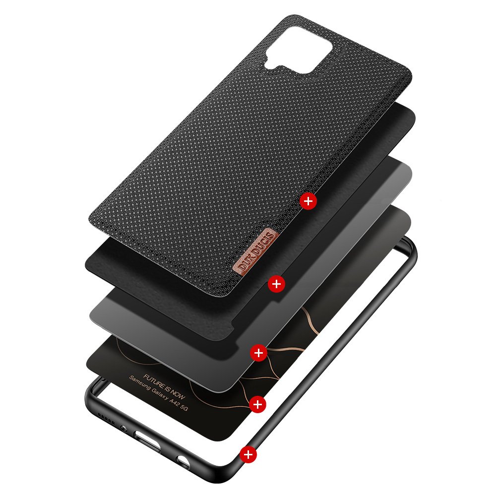 Pokrowiec Dux Ducis Fino czarny Samsung Galaxy A42 5G / 2