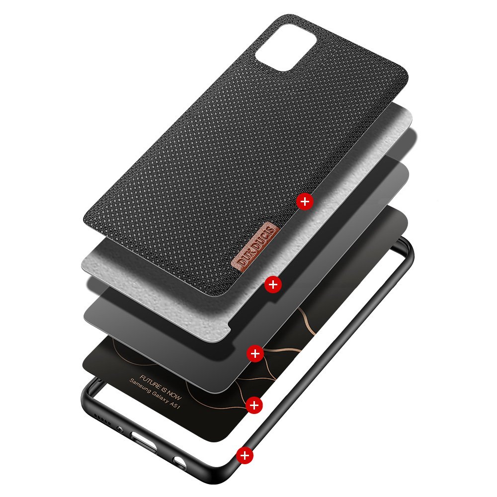 Pokrowiec Dux Ducis Fino czarny Samsung Galaxy A51 / 2