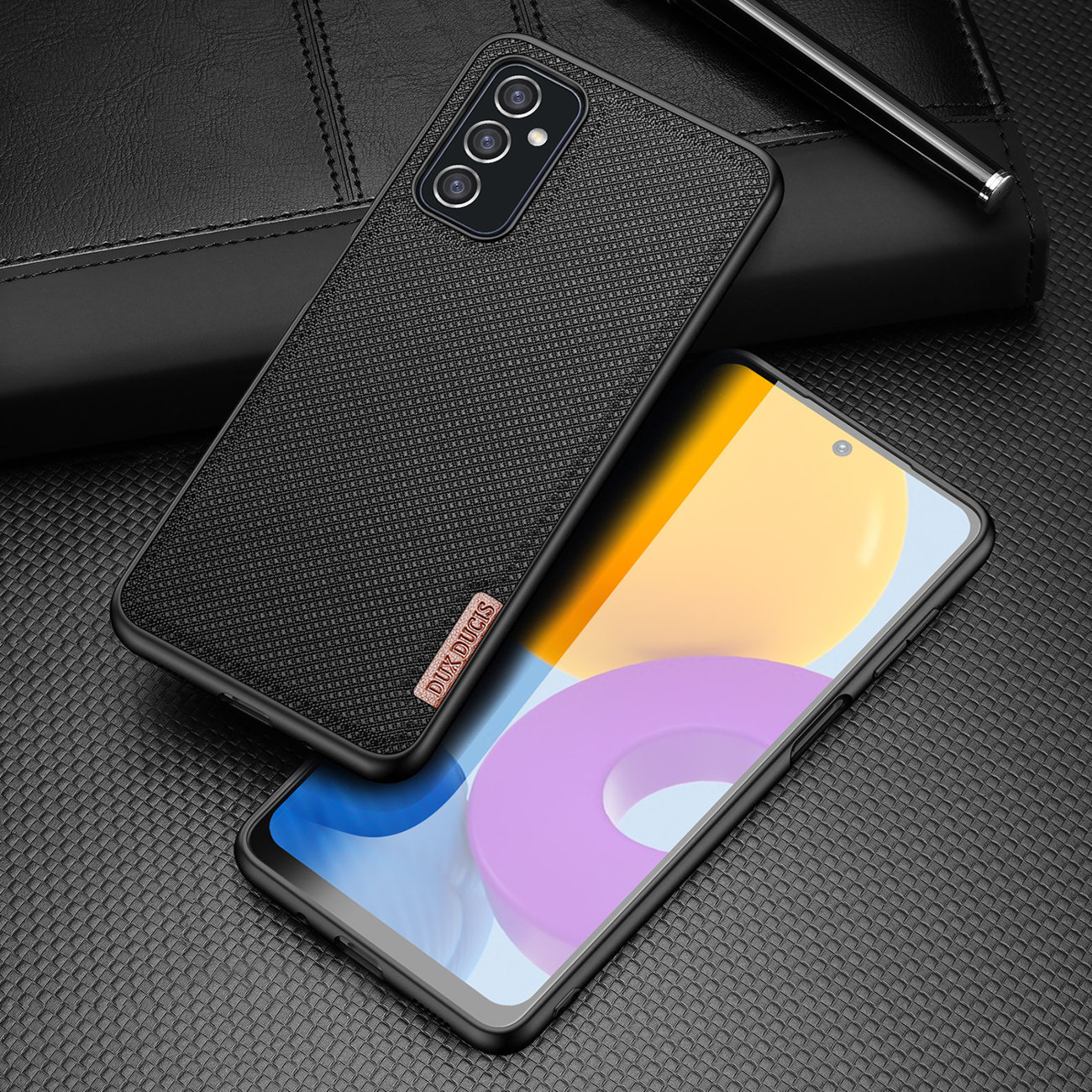 Pokrowiec Dux Ducis Fino czarny Samsung Galaxy M52 5G / 2 Pokrowiec Dux Ducis Fino czarny Samsung Galaxy M52 5G / 2