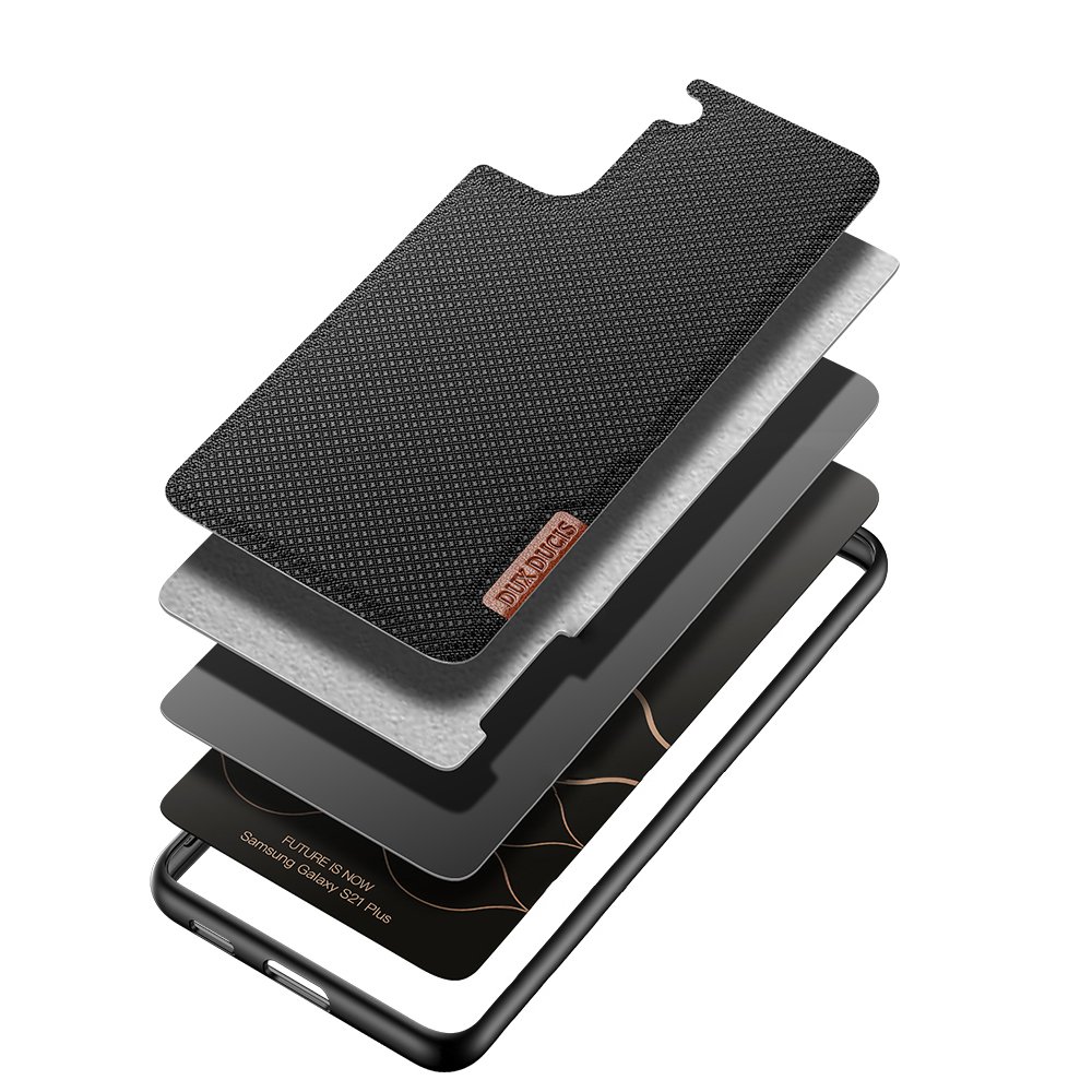 Pokrowiec Dux Ducis Fino czarny Samsung Galaxy S21 Plus 5G / 6