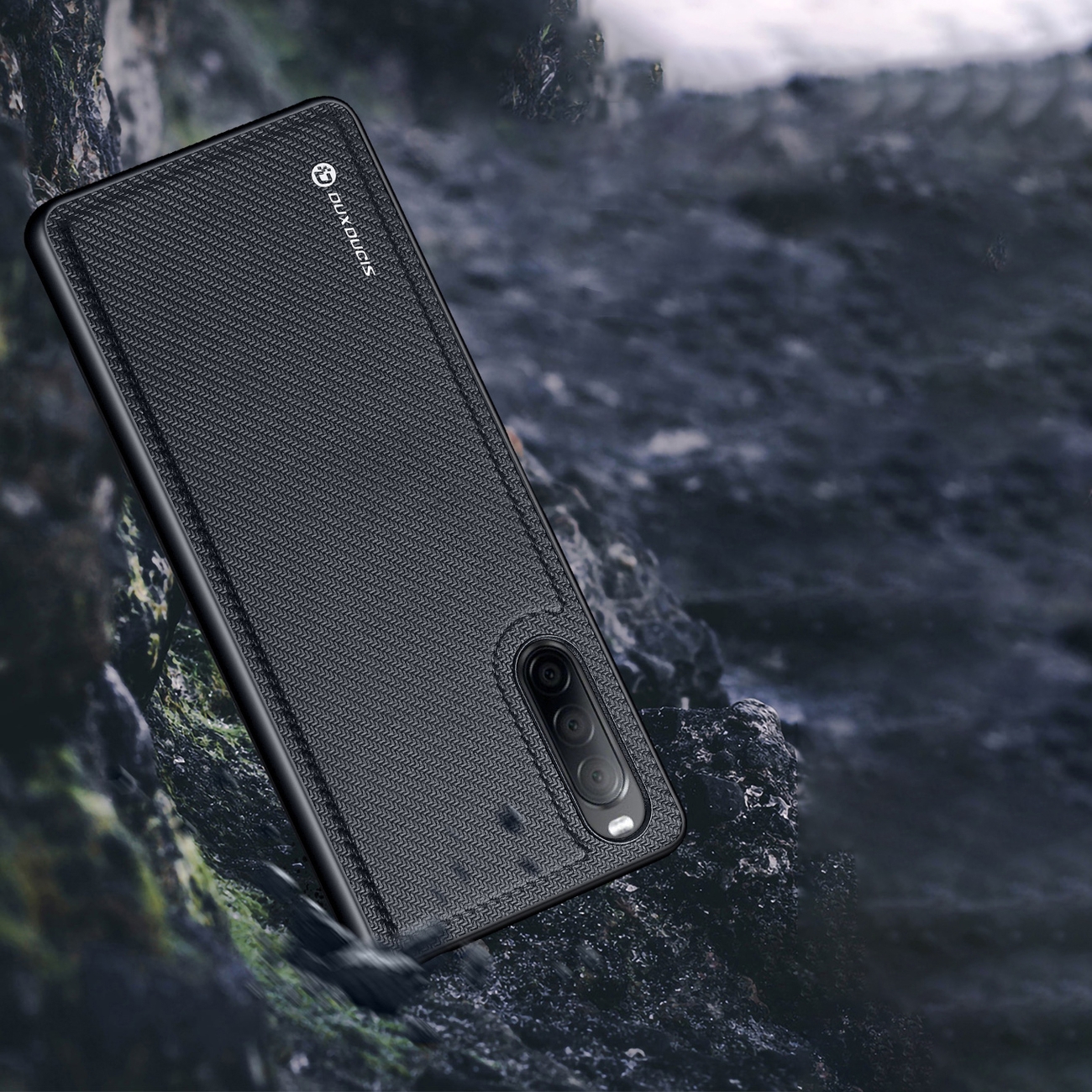 Pokrowiec Dux Ducis Fino czarny Sony Xperia 10 IV / 12