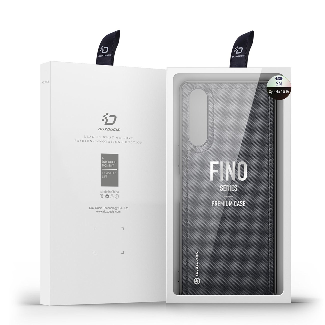 Pokrowiec Dux Ducis Fino czarny Sony Xperia 10 IV / 5