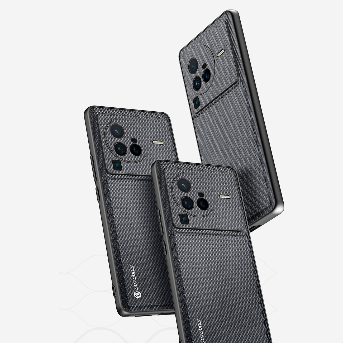 Pokrowiec Dux Ducis Fino czarny Vivo X80 Pro / 10