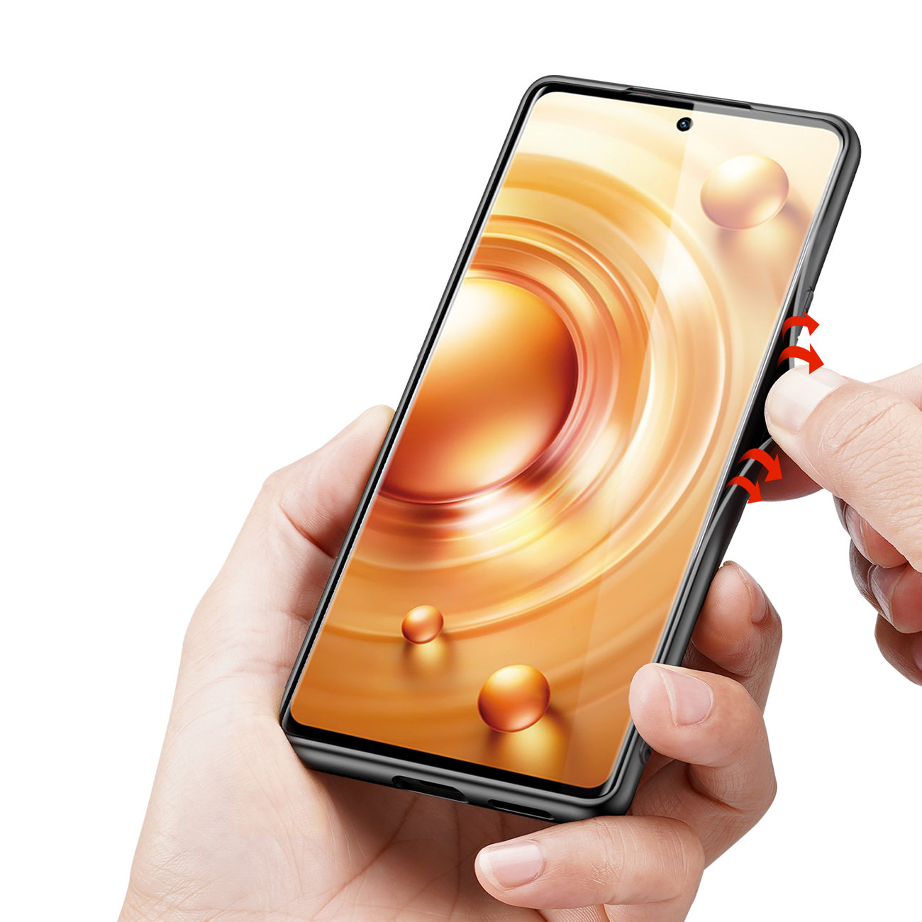 Pokrowiec Dux Ducis Fino czarny Vivo X80 Pro / 3