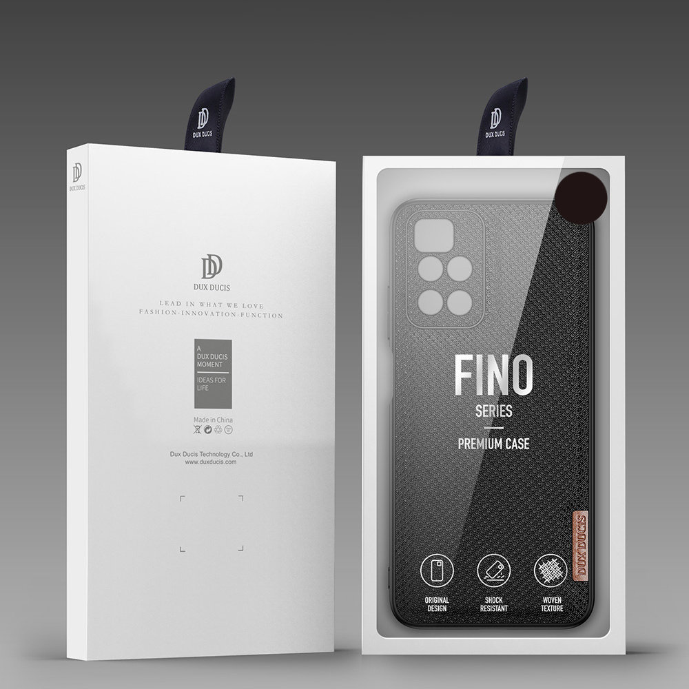 Pokrowiec Dux Ducis Fino czarny Xiaomi Redmi 10 / 5
