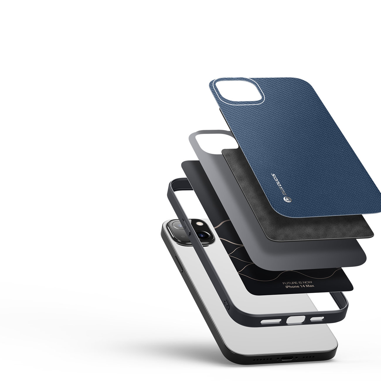 Pokrowiec Dux Ducis Fino niebieski Apple iPhone 14 Plus / 2