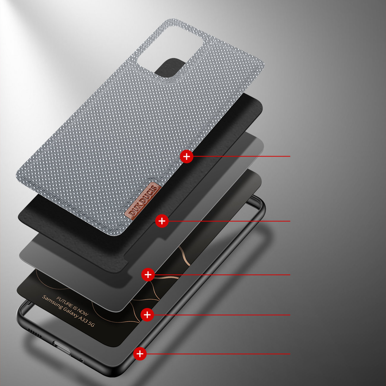 Pokrowiec Dux Ducis Fino niebieski Samsung Galaxy A33 5G / 3 Pokrowiec Dux Ducis Fino niebieski Samsung Galaxy A33 5G / 3