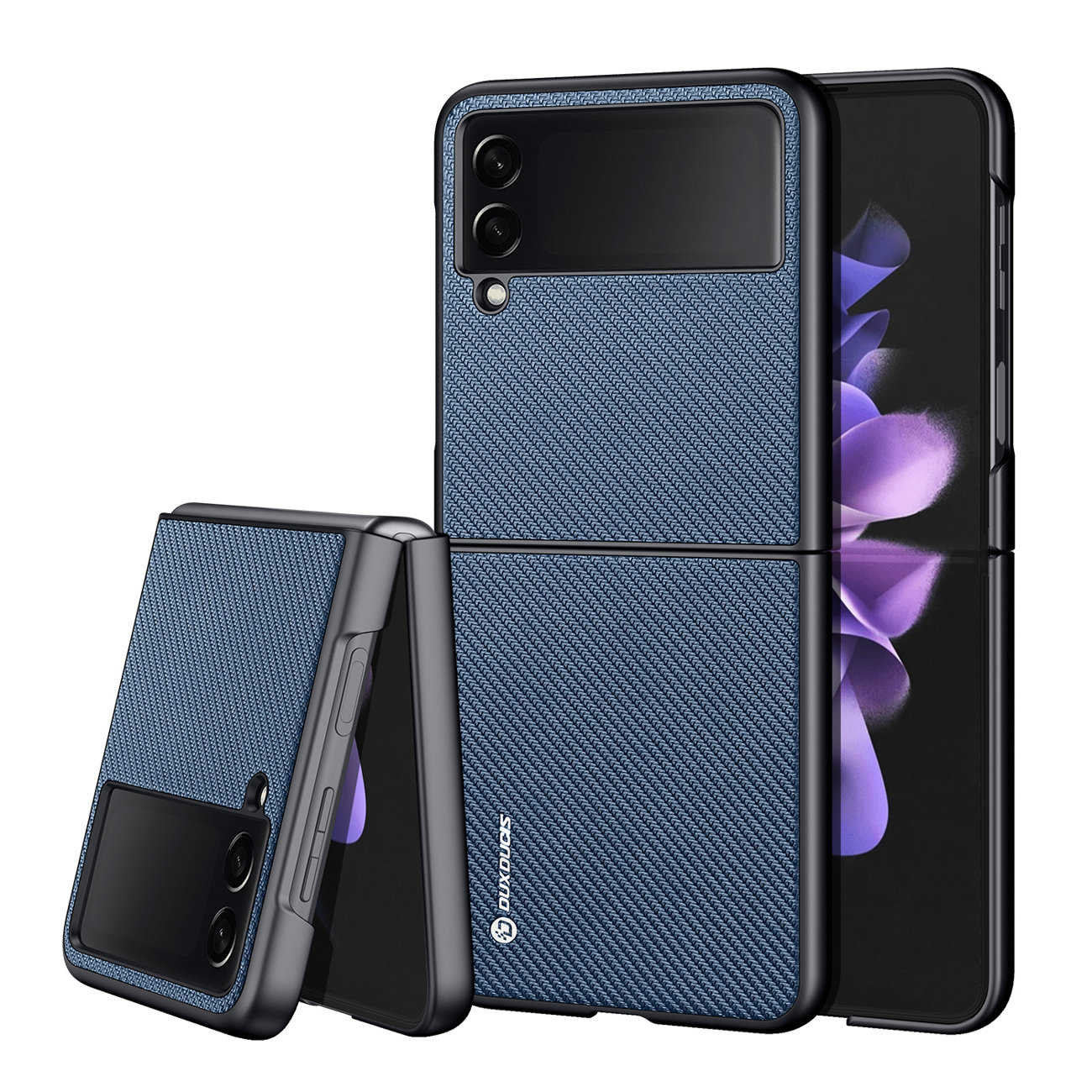 Pokrowiec Dux Ducis Fino niebieski Samsung Galaxy Z Flip 3