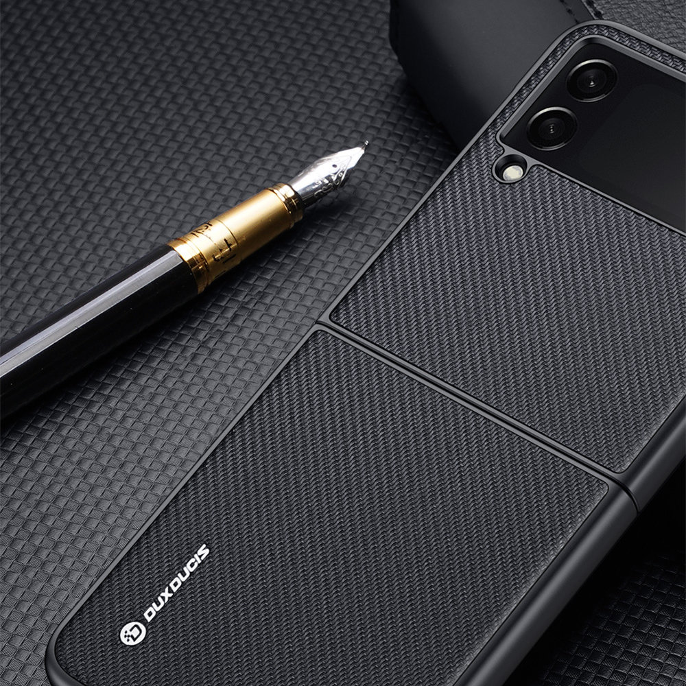 Pokrowiec Dux Ducis Fino niebieski Samsung Galaxy Z Flip 3 / 11