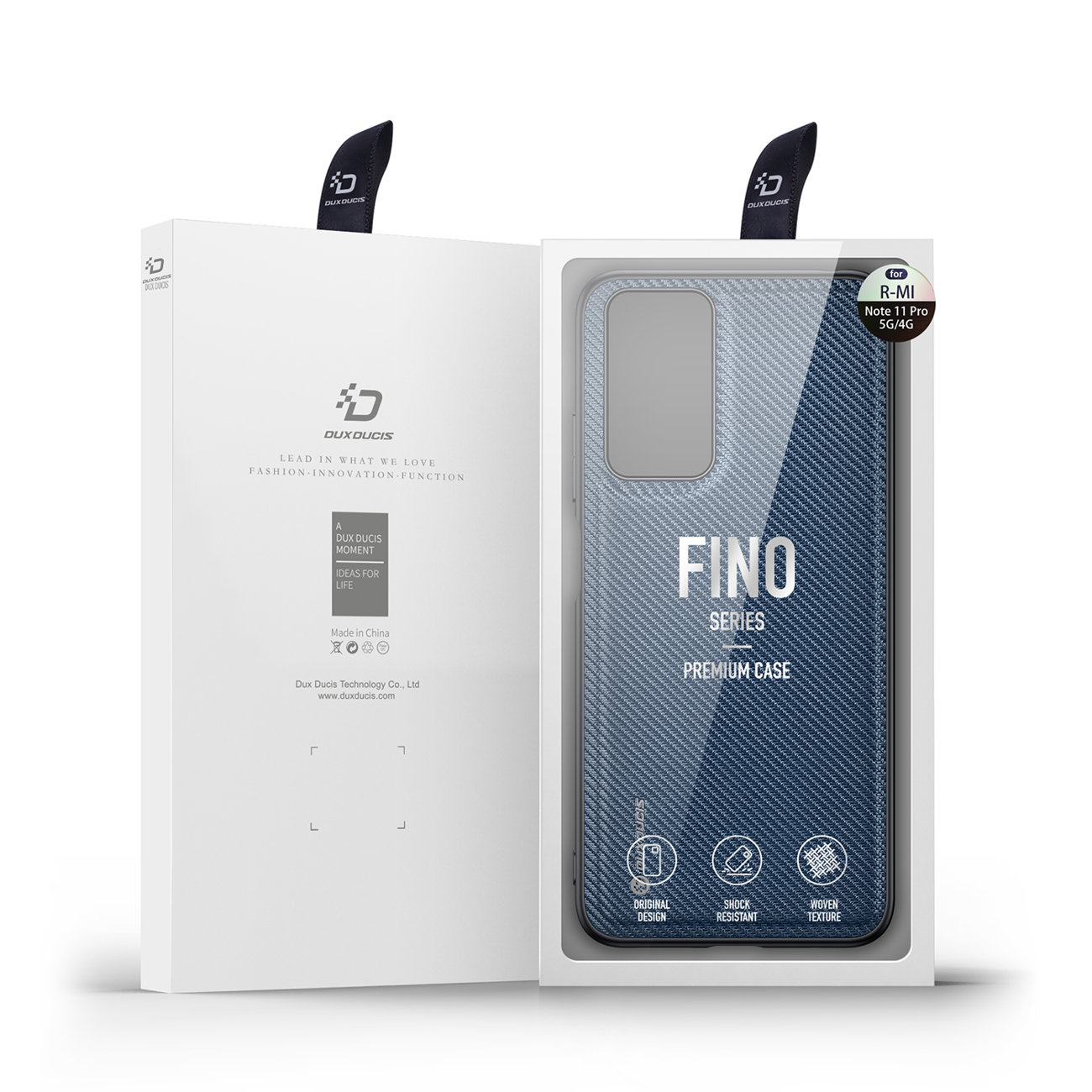 Pokrowiec Dux Ducis Fino niebieski Xiaomi Redmi Note 11 Pro+ 5G / 5