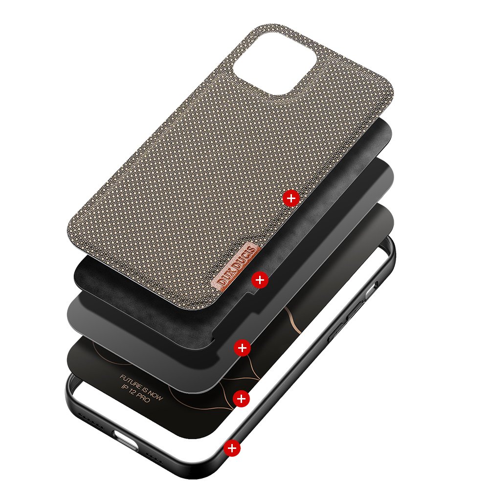 Pokrowiec Dux Ducis Fino zielony Apple iPhone 12 / 2