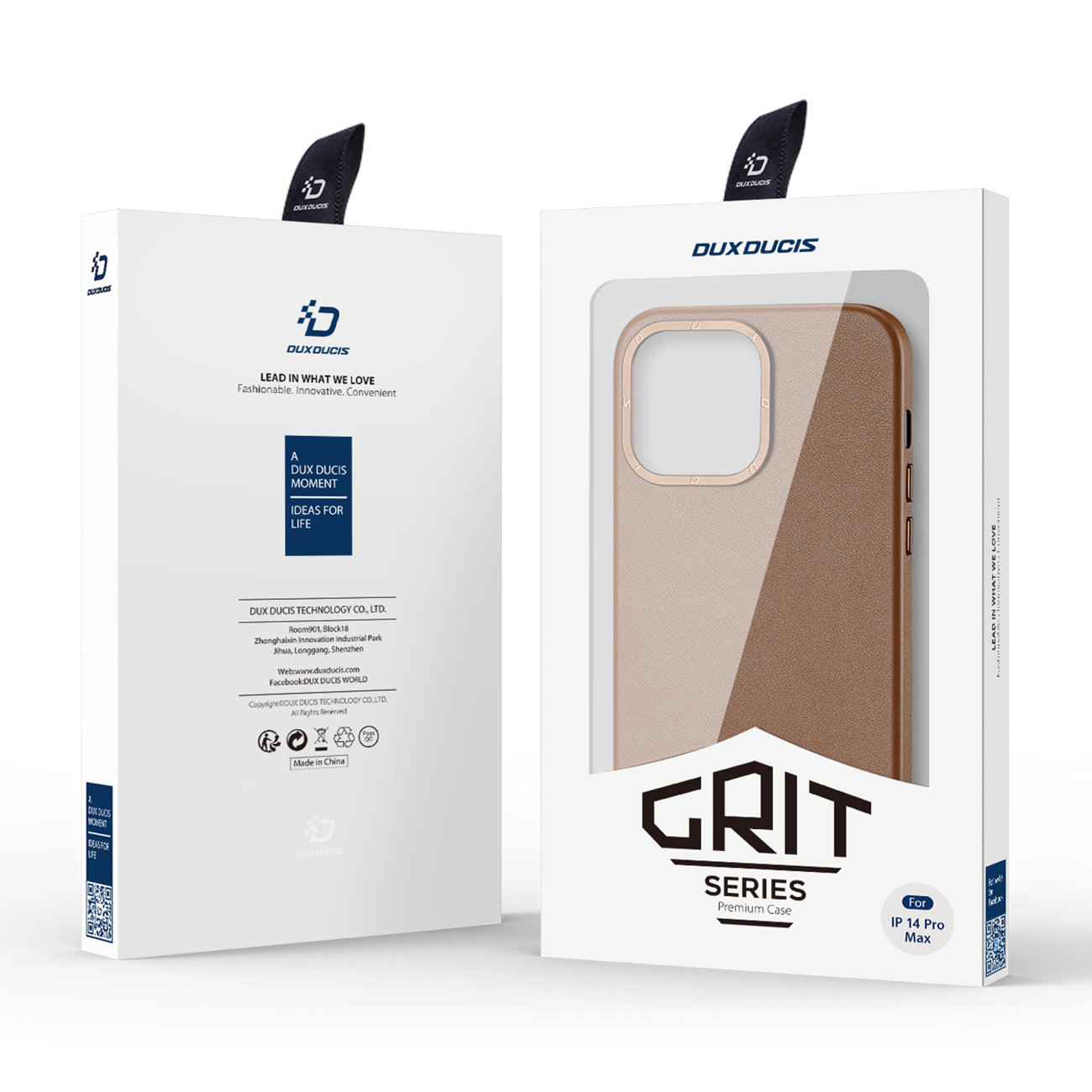 Pokrowiec Dux Ducis Grit MagSafe brzowy Apple iPhone 14 Pro Max / 5
