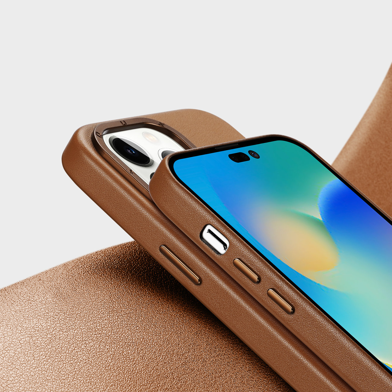 Pokrowiec Dux Ducis Grit MagSafe br±zowy Apple iPhone 14 Pro Max / 9 Pokrowiec Dux Ducis Grit MagSafe br±zowy Apple iPhone 14 Pro Max / 9