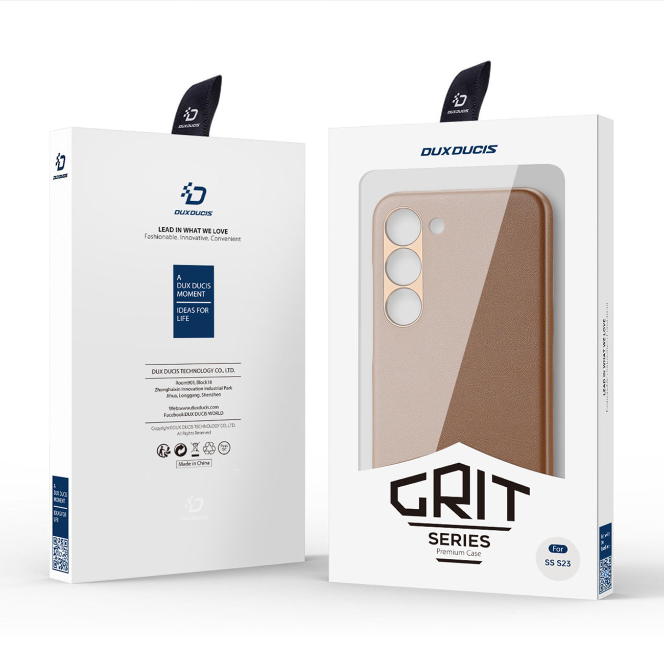 Pokrowiec Dux Ducis Grit MagSafe brzowy Samsung Galaxy S23 / 5