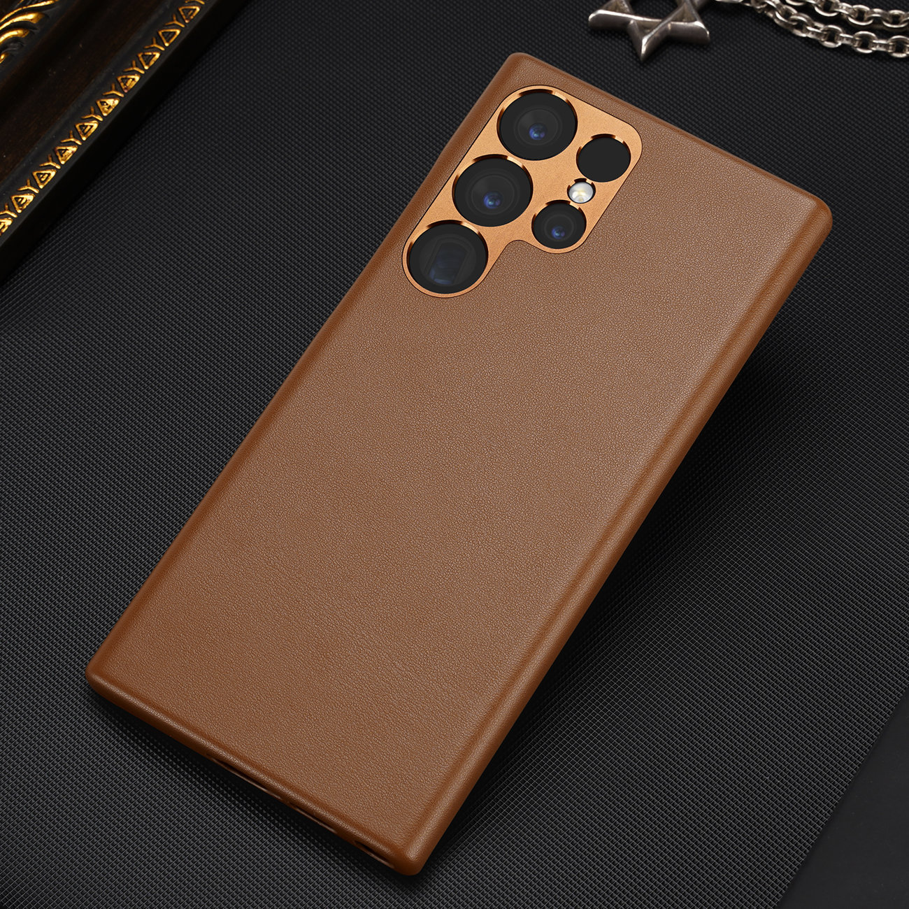 Pokrowiec Dux Ducis Grit MagSafe br�zowy Samsung Galaxy S23 Ultra / 10