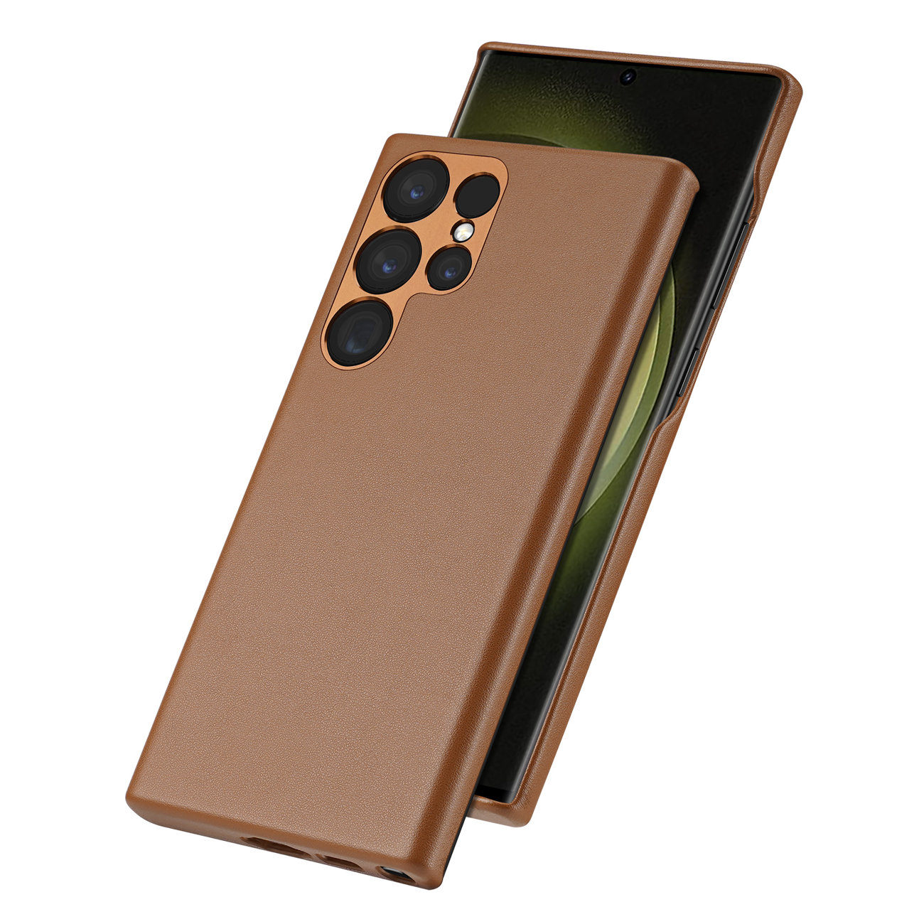 Pokrowiec Dux Ducis Grit MagSafe br�zowy Samsung Galaxy S23 Ultra / 2