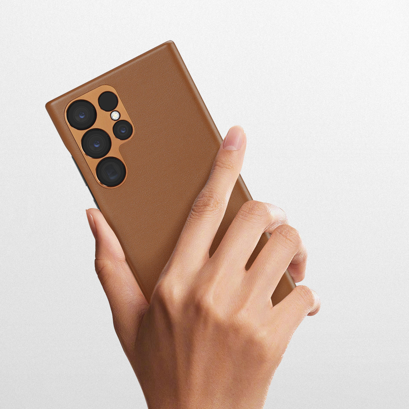 Pokrowiec Dux Ducis Grit MagSafe br�zowy Samsung Galaxy S23 Ultra / 3