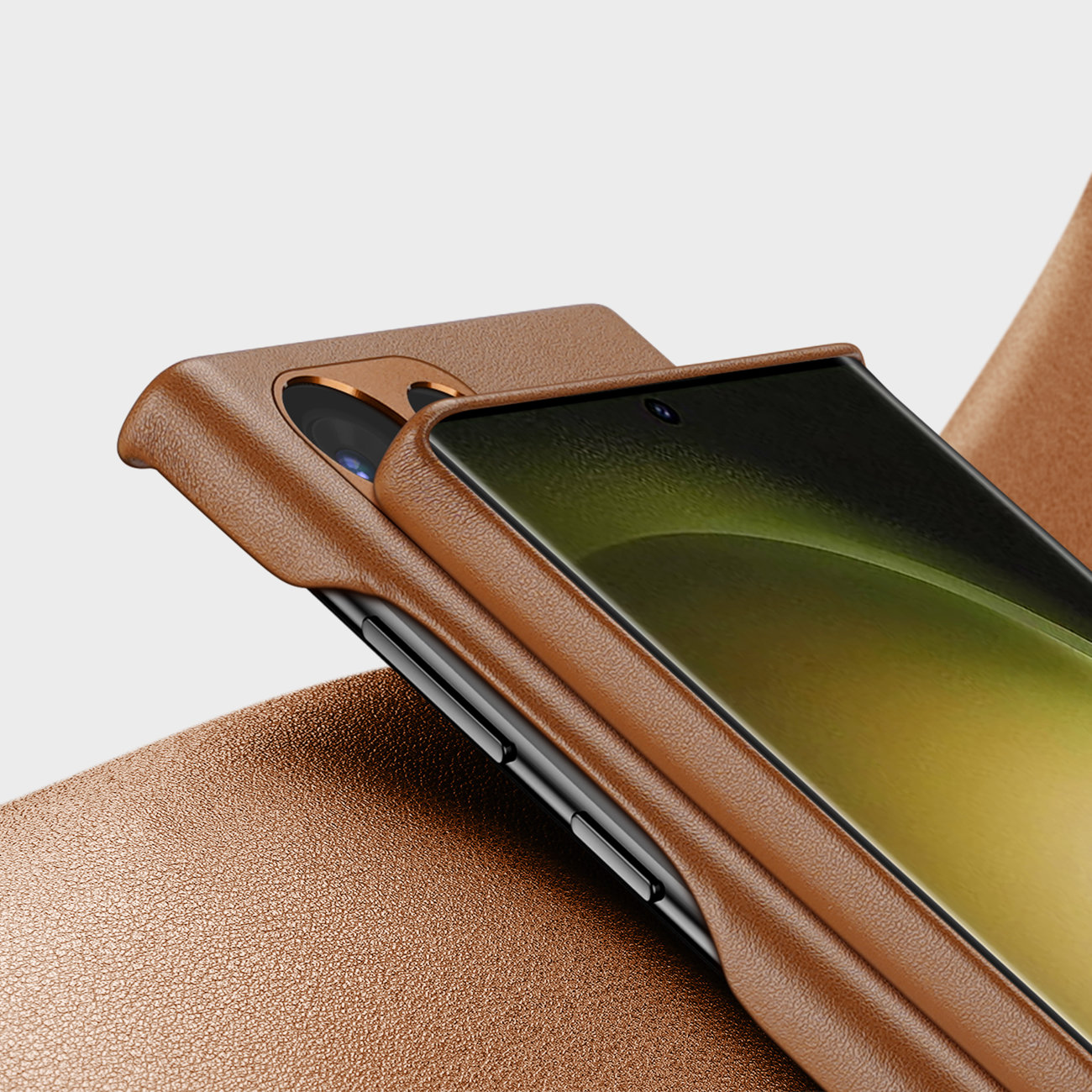 Pokrowiec Dux Ducis Grit MagSafe br�zowy Samsung Galaxy S23 Ultra / 8