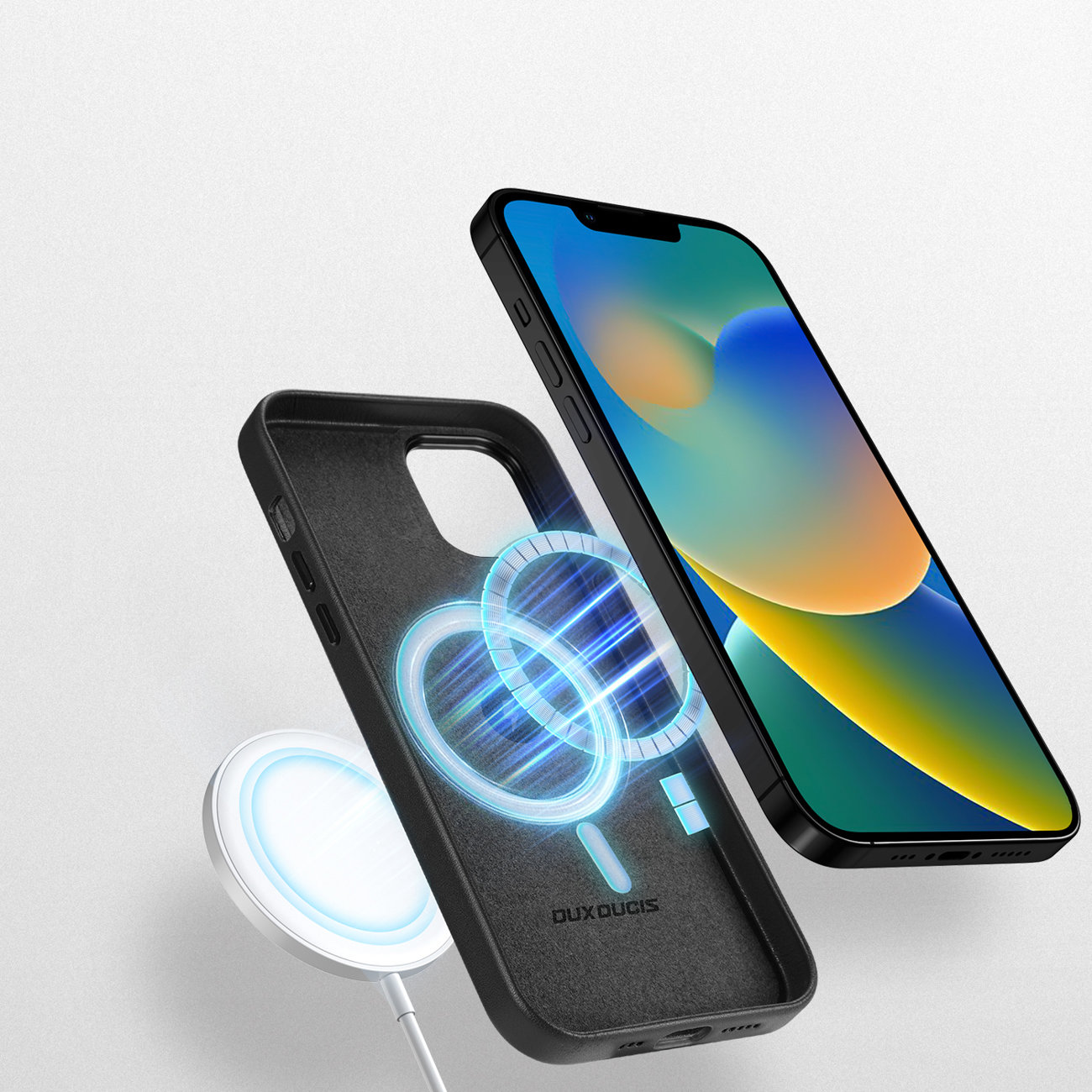 Pokrowiec Dux Ducis Grit MagSafe czarny Apple iPhone 14 / 3