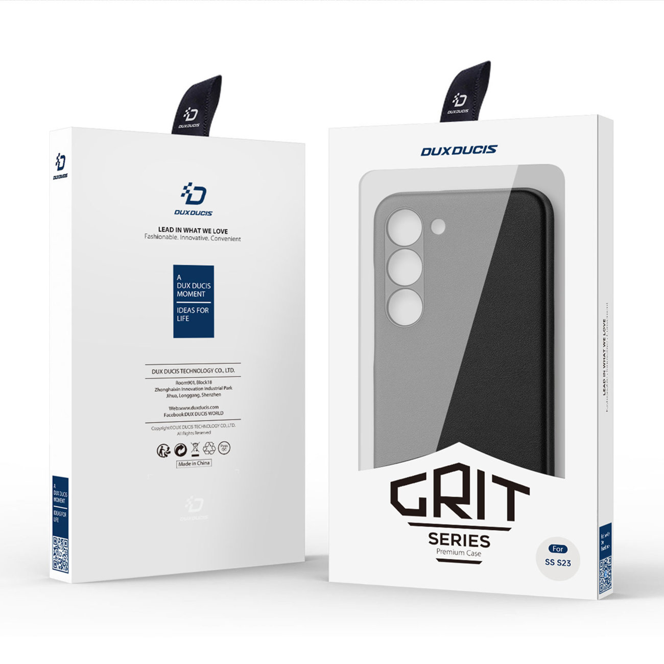 Pokrowiec Dux Ducis Grit MagSafe czarny Samsung Galaxy S23 / 5