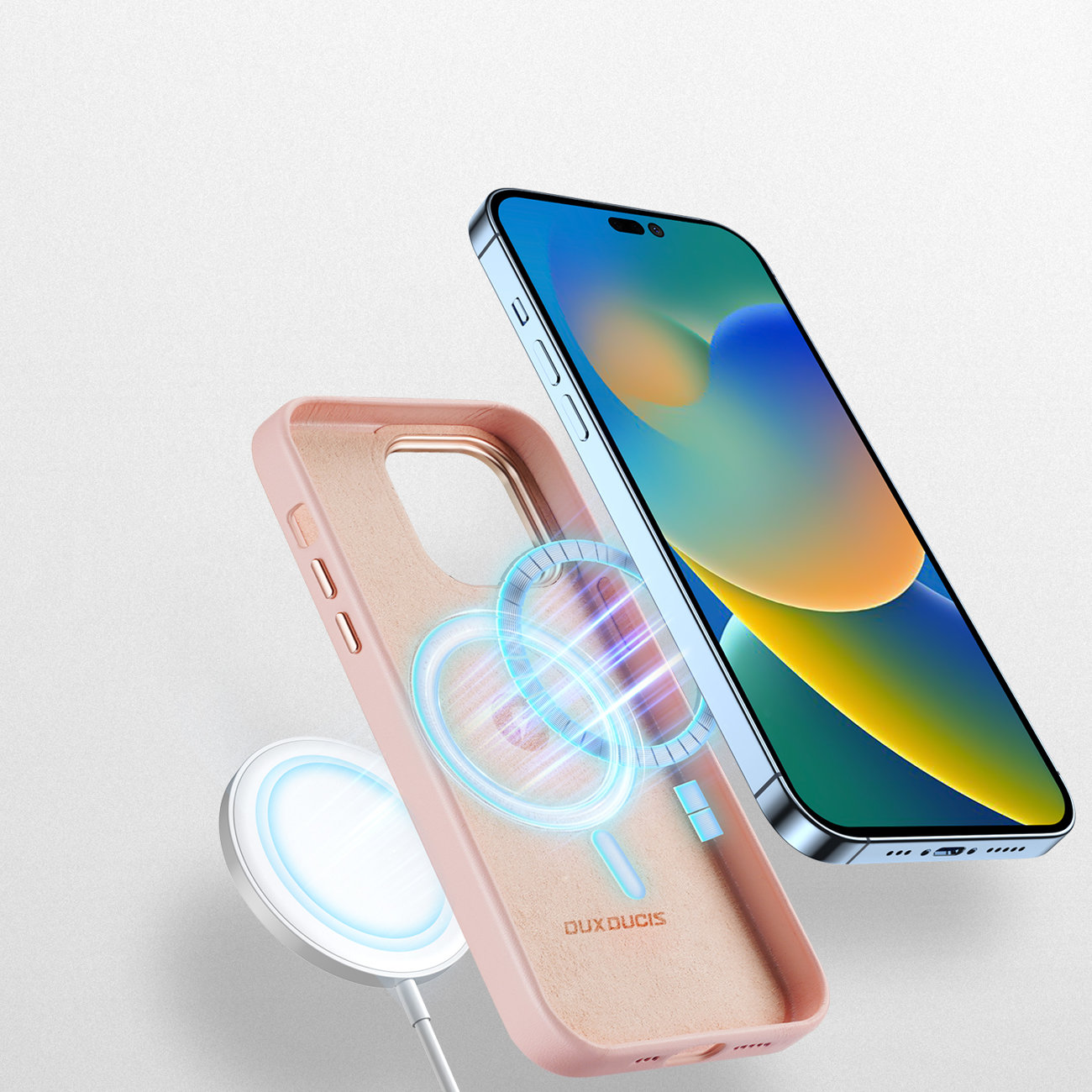 Pokrowiec Dux Ducis Grit MagSafe różowy Apple iPhone 14 Pro / 3 Pokrowiec Dux Ducis Grit MagSafe różowy Apple iPhone 14 Pro / 3