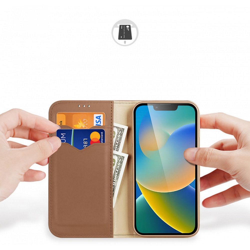 Pokrowiec Dux Ducis Hivo br�zowy Apple iPhone 15 Plus / 6