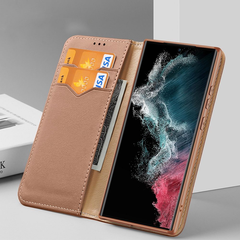 Pokrowiec Dux Ducis Hivo br�zowy Samsung Galaxy S23 Ultra / 7