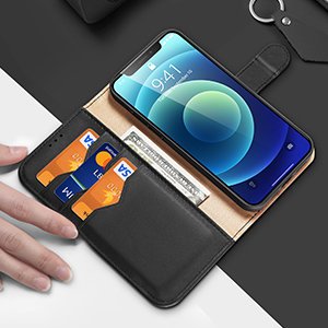 Pokrowiec Dux Ducis Hivo czarny Apple iPhone 12 Mini / 10