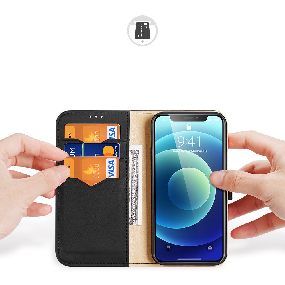 Pokrowiec Dux Ducis Hivo czarny Apple iPhone 12 Mini / 2