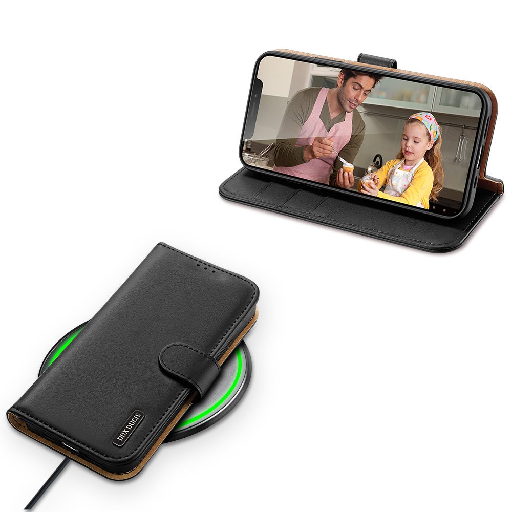 Pokrowiec Dux Ducis Hivo czarny Apple iPhone 12 Mini / 7