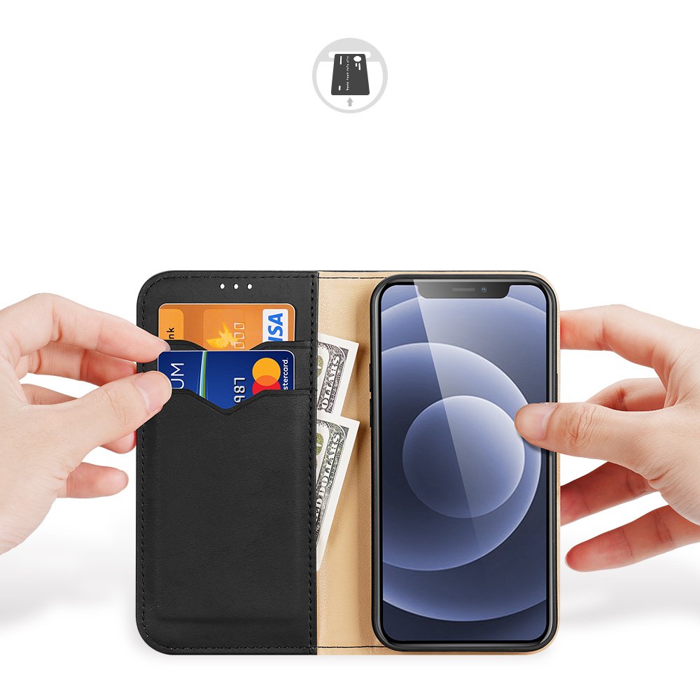 Pokrowiec Dux Ducis Hivo czarny Apple iPhone 13 Mini / 2