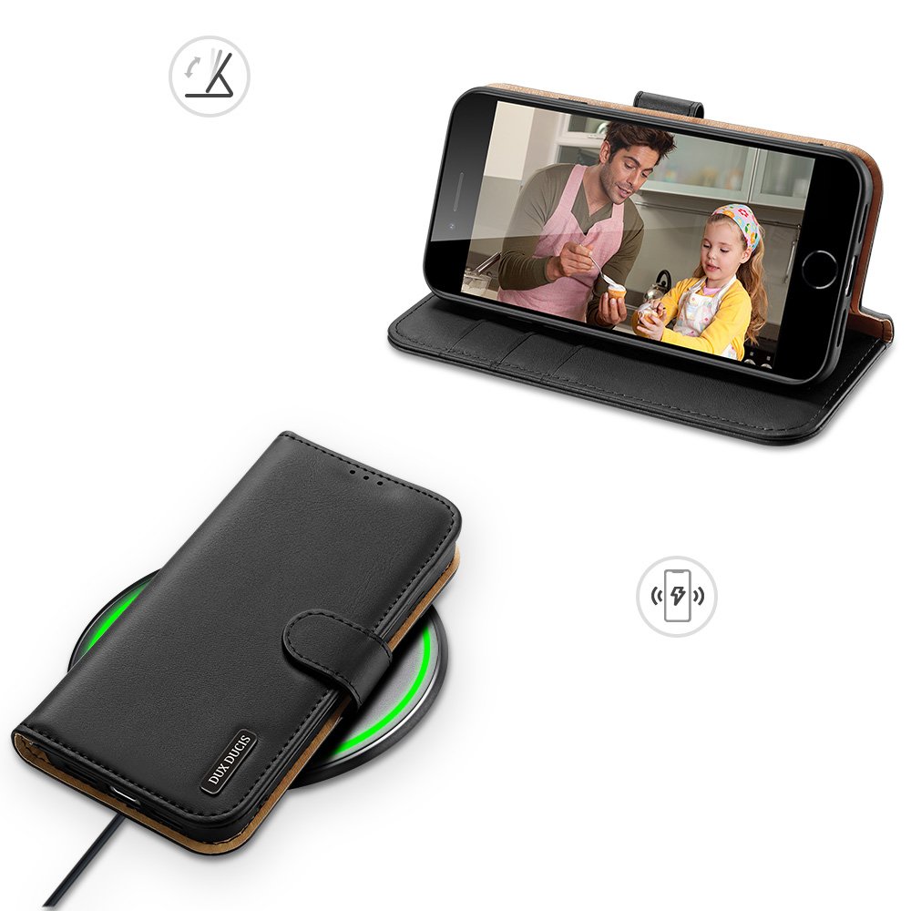 Pokrowiec Dux Ducis Hivo czarny Apple iPhone 8 / 4