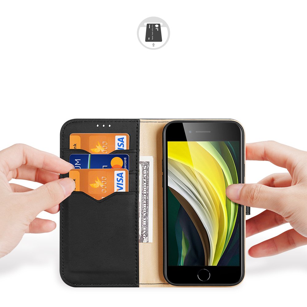 Pokrowiec Dux Ducis Hivo czarny Apple iPhone 8 / 6