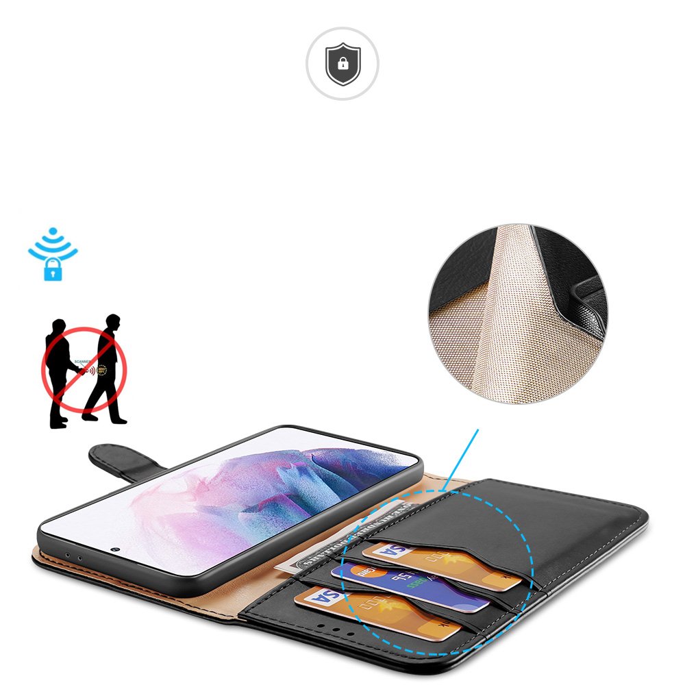 Pokrowiec Dux Ducis Hivo czarny Samsung Galaxy S21 Plus 5G / 3