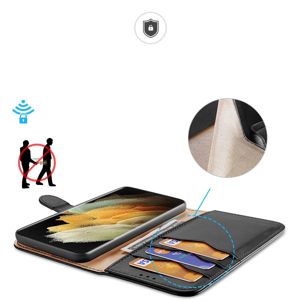 Pokrowiec Dux Ducis Hivo czarny Samsung Galaxy S21 Ultra 5G / 4