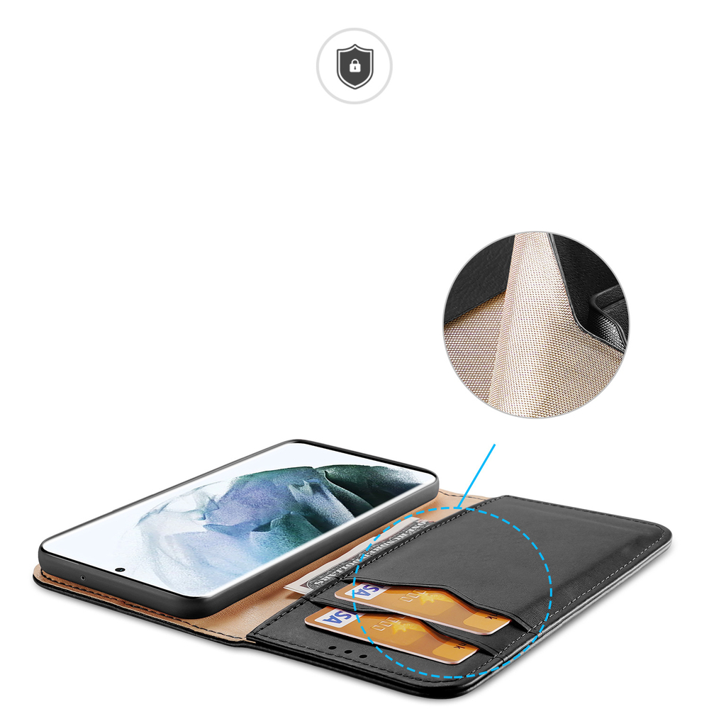 Pokrowiec Dux Ducis Hivo czarny Samsung Galaxy S22 Ultra / 3