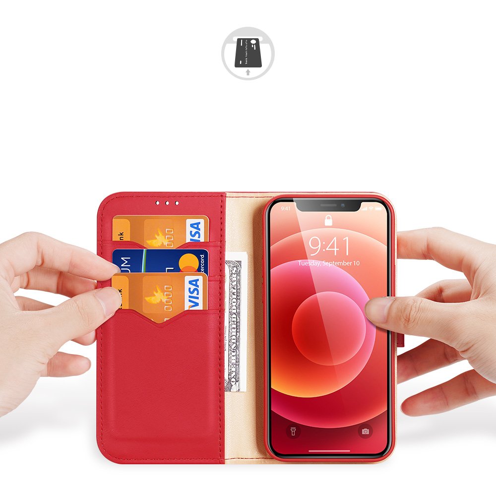 Pokrowiec Dux Ducis Hivo czerwony Apple iPhone 12 Mini / 2
