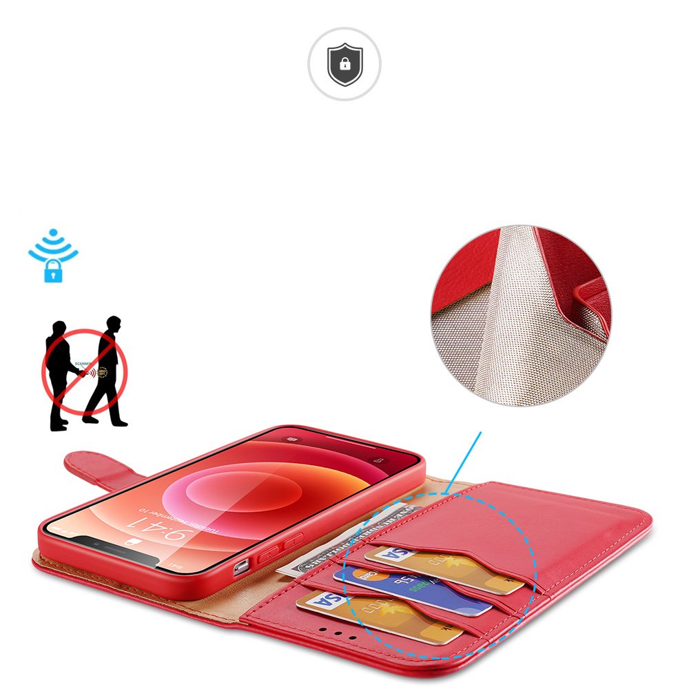 Pokrowiec Dux Ducis Hivo czerwony Apple iPhone 12 Mini / 8